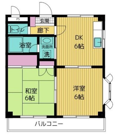 メゾン町山の物件間取画像